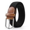 Wholesale of popular casual women's belts, fashionable multi-color and versatile elastic pin buckle belts, and men's elastic woven belts Item Picture